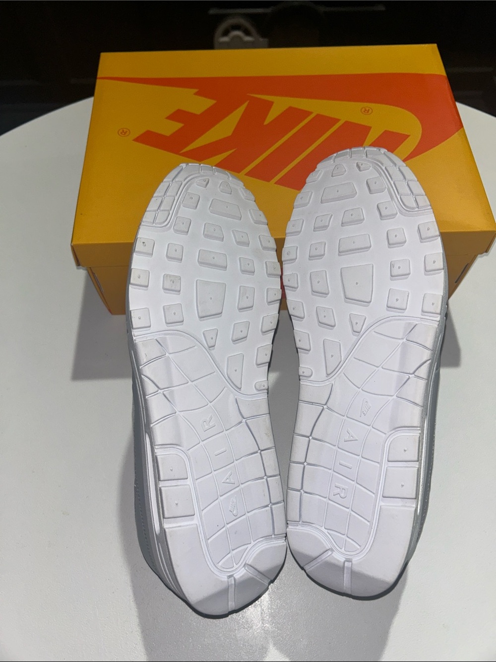 Nike Air Max 1 “Custom Aquarius Silver Surfer” Men’s Size 14 - Picture 7 of 8